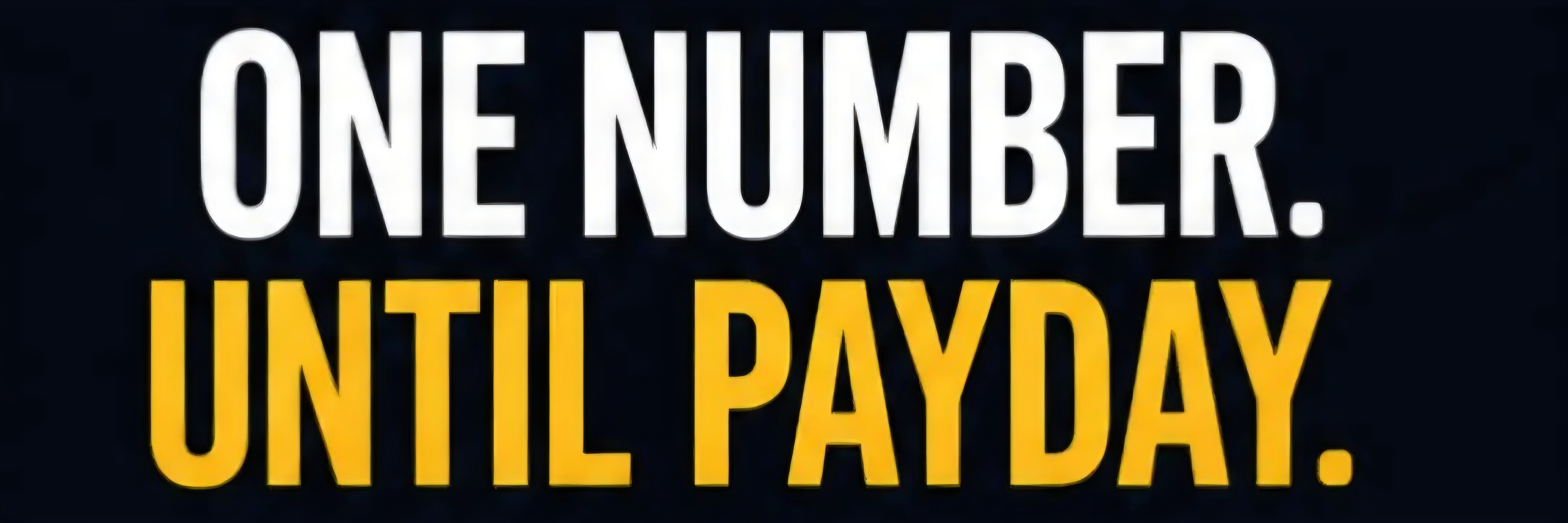 ThriVelo one number until payday